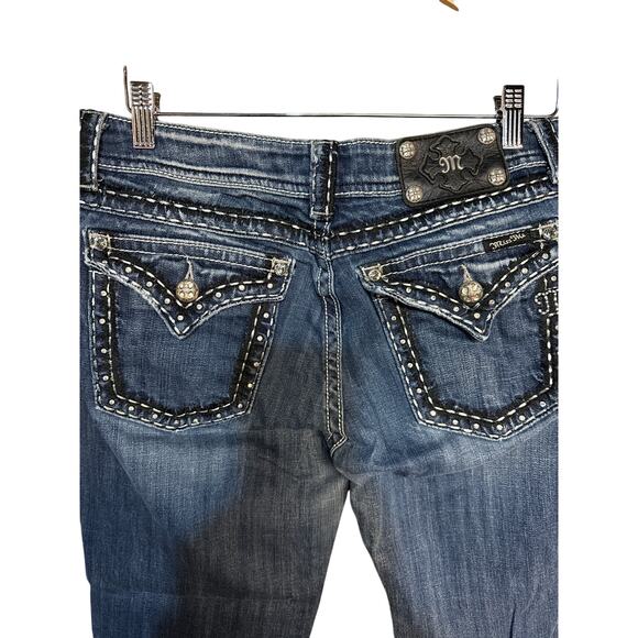 MISS ME JEANS - EASY CAPRI SIZE 30 - Picture 4 of 5